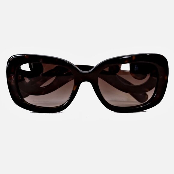 PRADA Baroque Tortoise Sunglasses w/Swarovski Crystal Temples #SPR270 - Picture 11 of 16